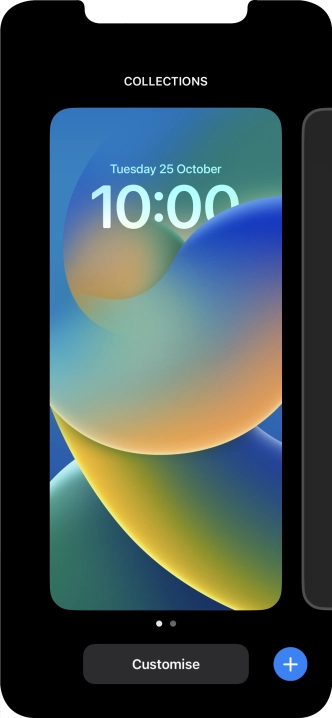 Press the add icon.