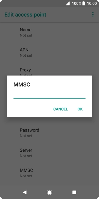 Key in http://www.vodafone.ie/mms and press OK.