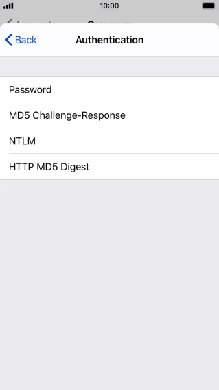 Press Password.