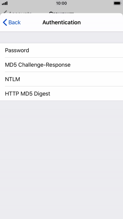 Press Password.