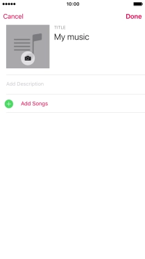 Press Add Songs.