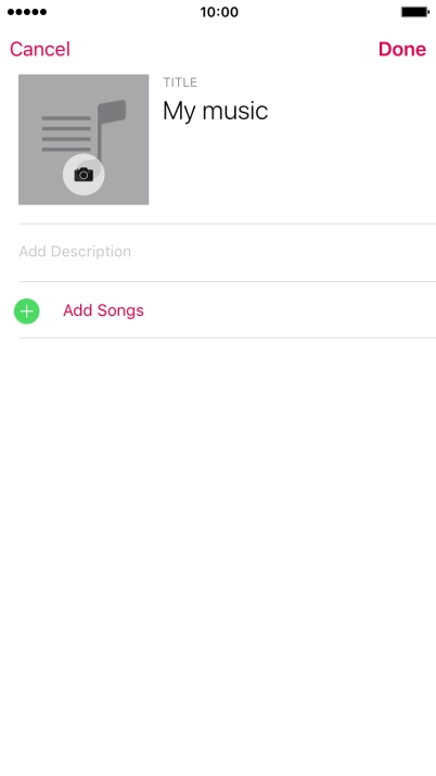 Press Add Songs.