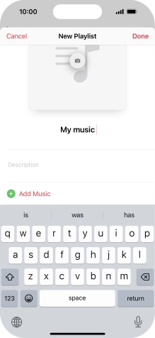 Press Add Music.