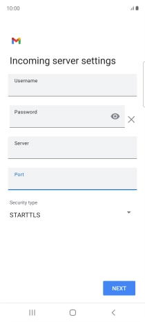 Press the drop down list below 