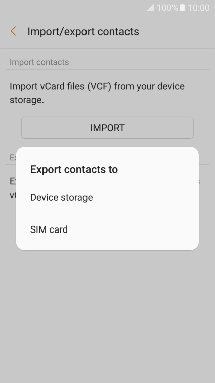 Press SIM card.