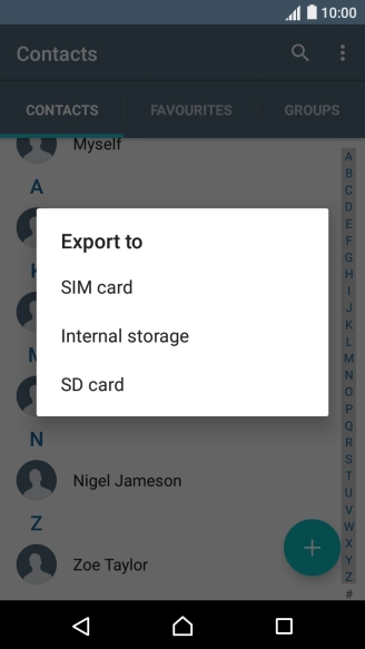 Press SIM card.