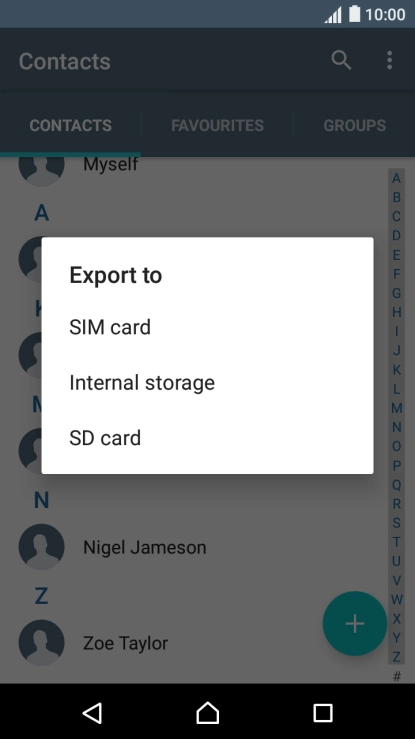 Press SIM card.