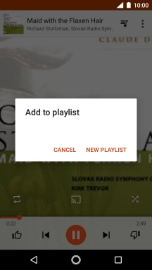 Press NEW PLAYLIST.
