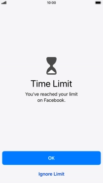 Press Ignore Limit.