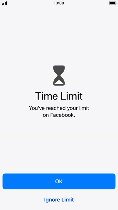 Press Ignore Limit.