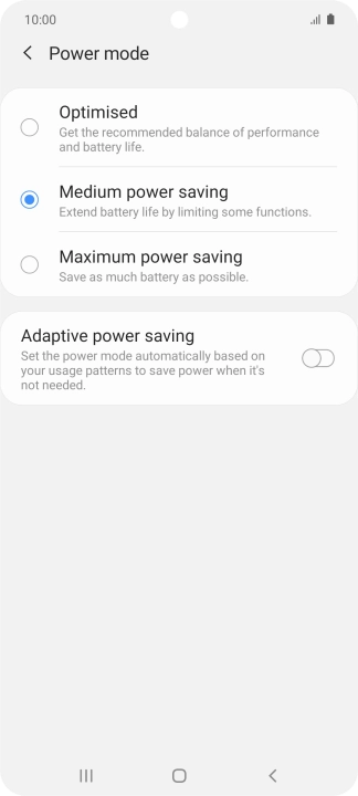 Press the Home key to return to the home screen.