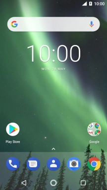 When the battery charging icon is displayed, the battery is charging.