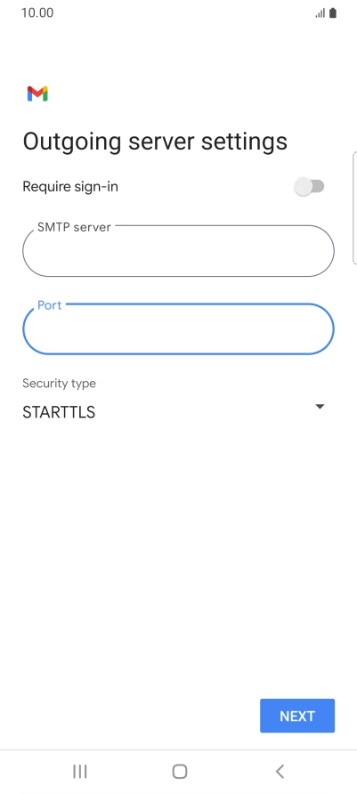 Press the drop down list below 
