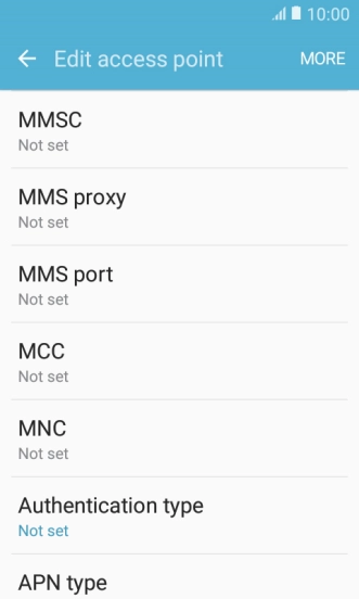 Press MMSC.