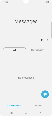 Press the new message icon.