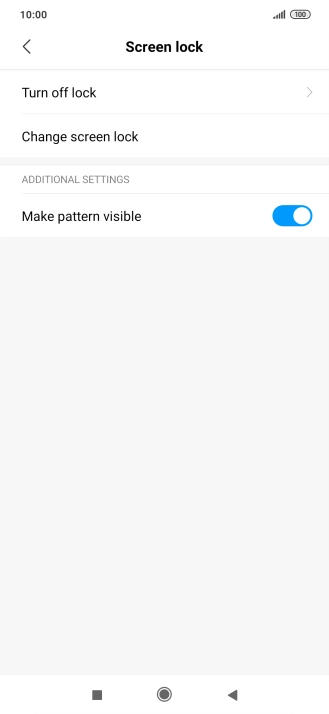 Key in the current phone lock code and press Turn off lock.