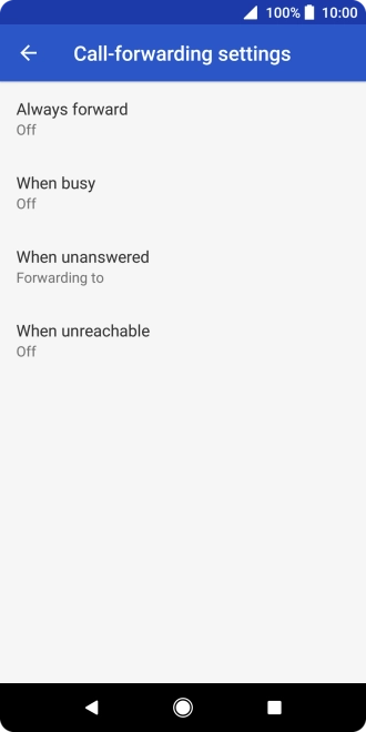 Press the Home key to return to the home screen.