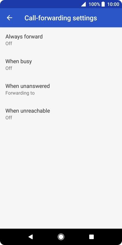 Press the Home key to return to the home screen.