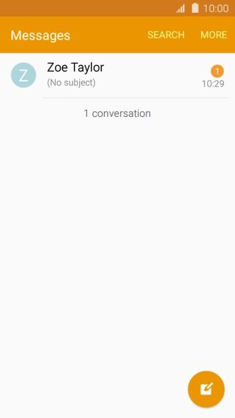 Press the new message icon.