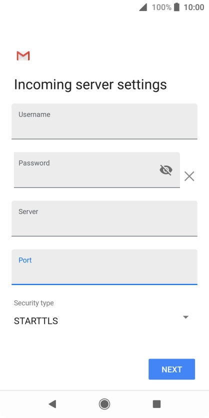Press the drop down list below 