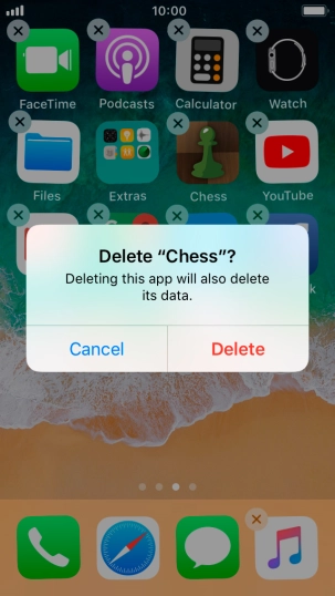 Press Delete.