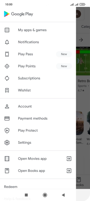 Press My apps & games.