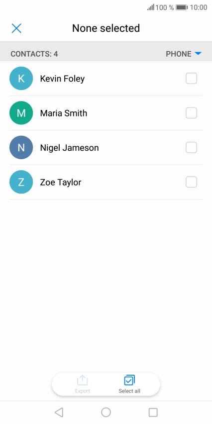 Press Select all.