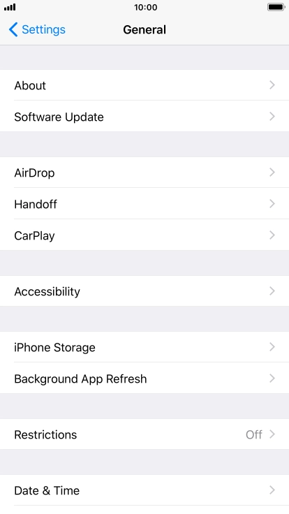 Press Background App Refresh.
