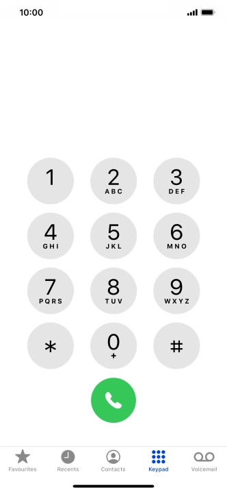 Press Keypad.