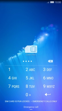If you're asked to key in your PIN, do so and press enter.