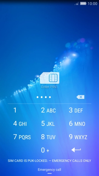 If you're asked to key in your PIN, do so and press enter.