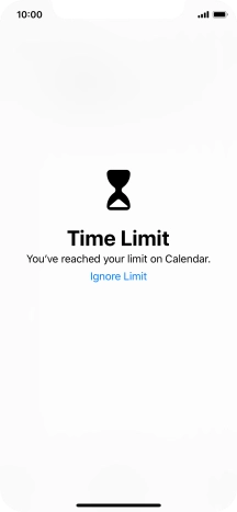 Press Ignore Limit.
