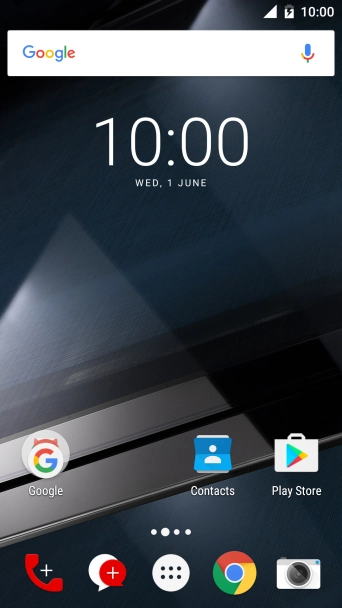 When the battery charging icon is displayed, the battery is charging.