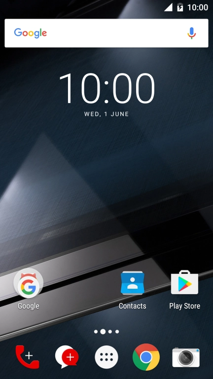 When the battery charging icon is displayed, the battery is charging.