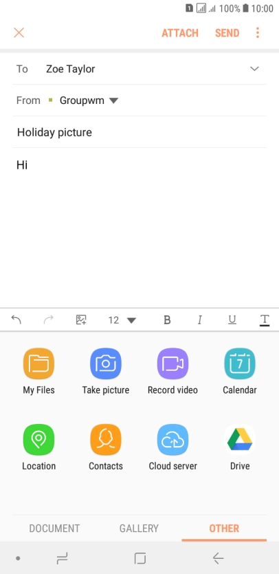 Press OTHER.