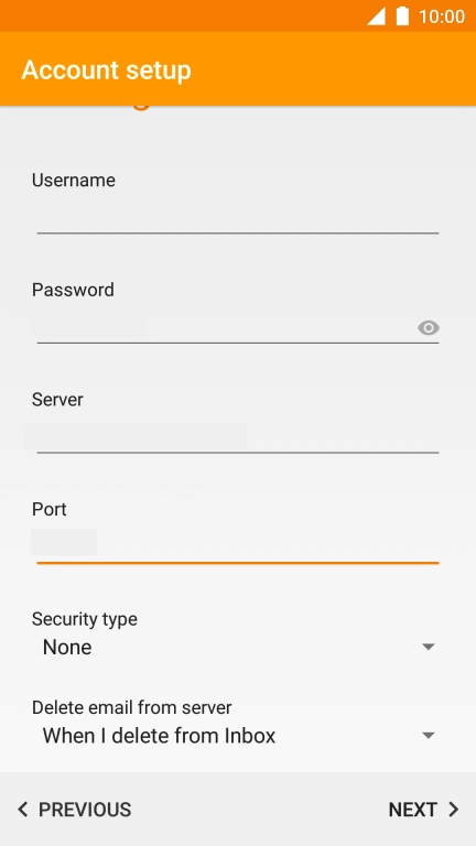 Press the drop down list below 
