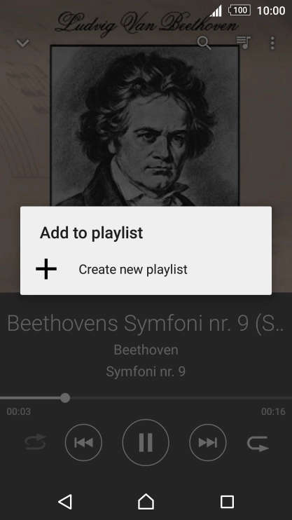 Press Create new playlist.