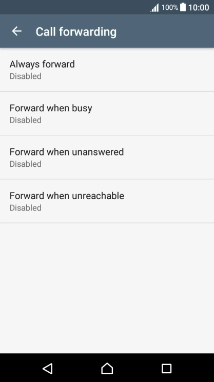 Press the Home key to return to the home screen.
