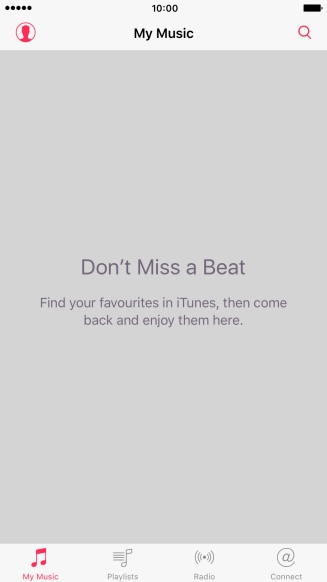 Press Playlists.