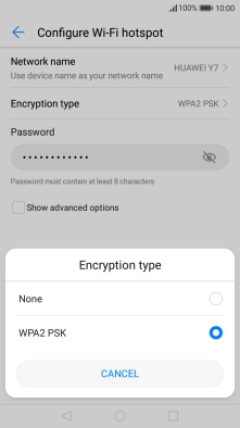 Press WPA2 PSK.