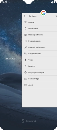 Press CLEAR ALL.