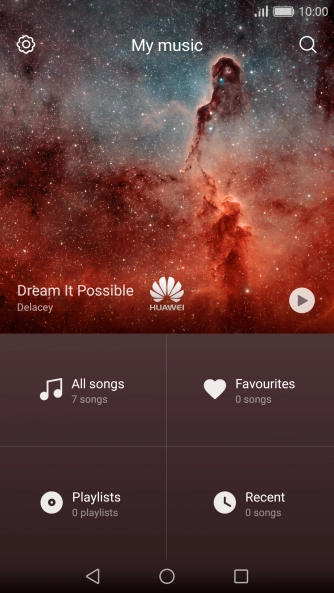 Press All songs.