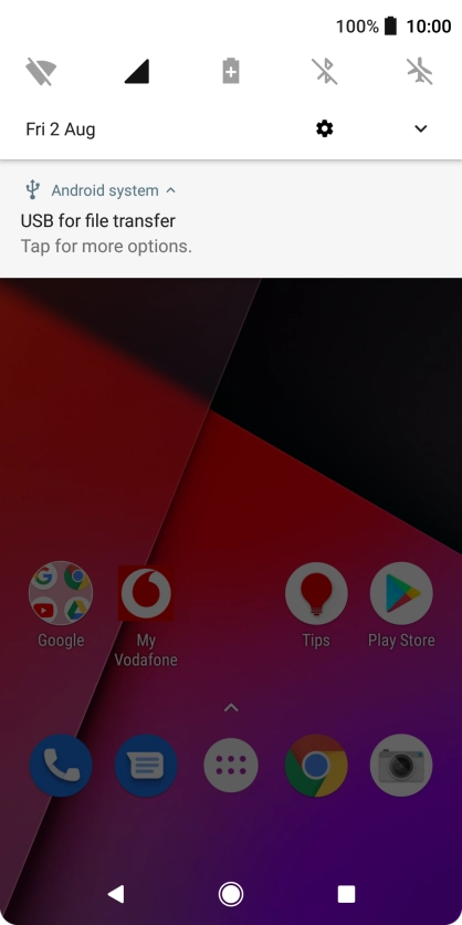 Press Tap for more options..