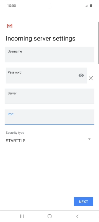 Press the drop down list below 
