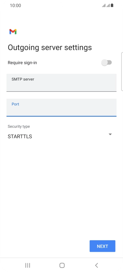 Press the drop down list below 