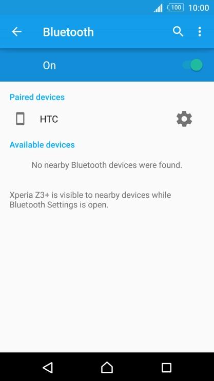 Press the Home key to return to the home screen.