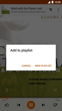 Press NEW PLAYLIST.