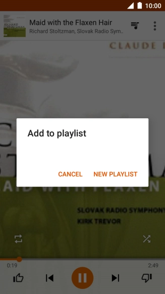 Press NEW PLAYLIST.