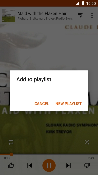 Press NEW PLAYLIST.