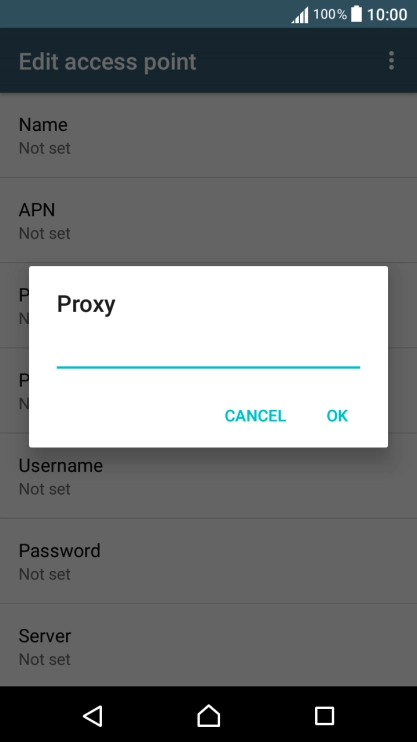 Key in 10.24.59.100 and press OK.